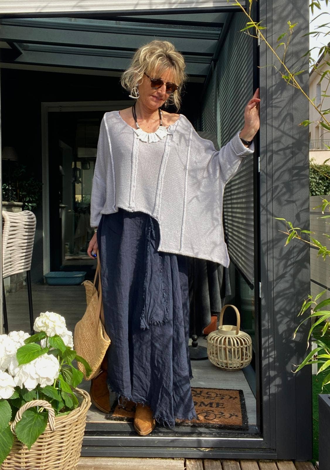 Relaxed Cotton Sweater