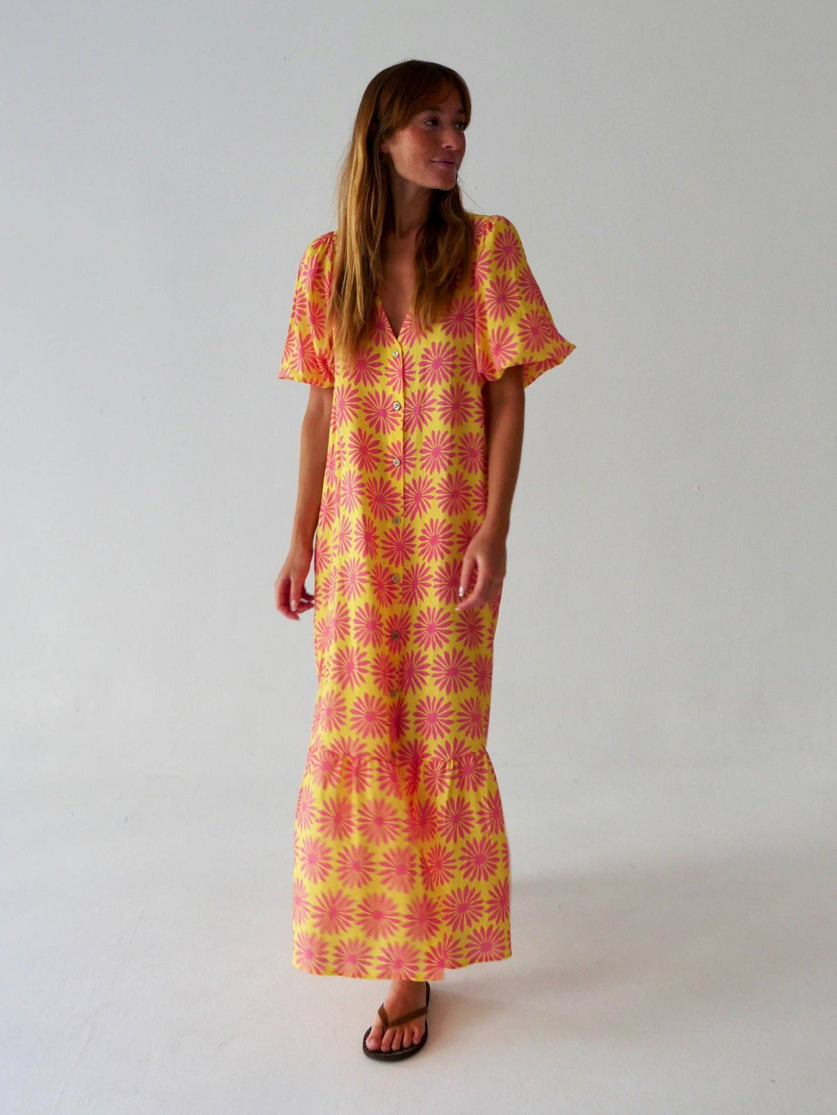 Mica Yellow Dress