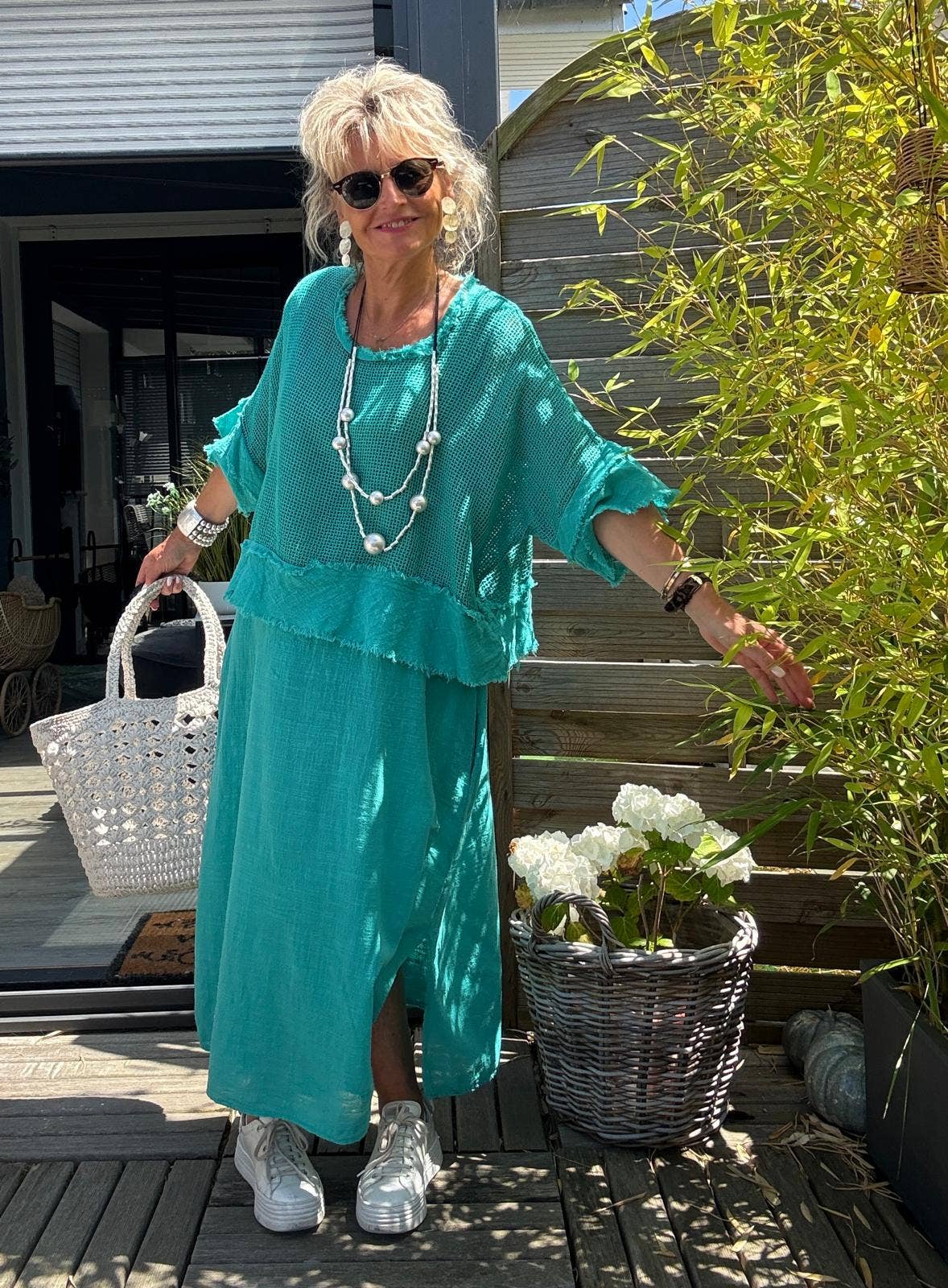 Two Piece Cotton Dress