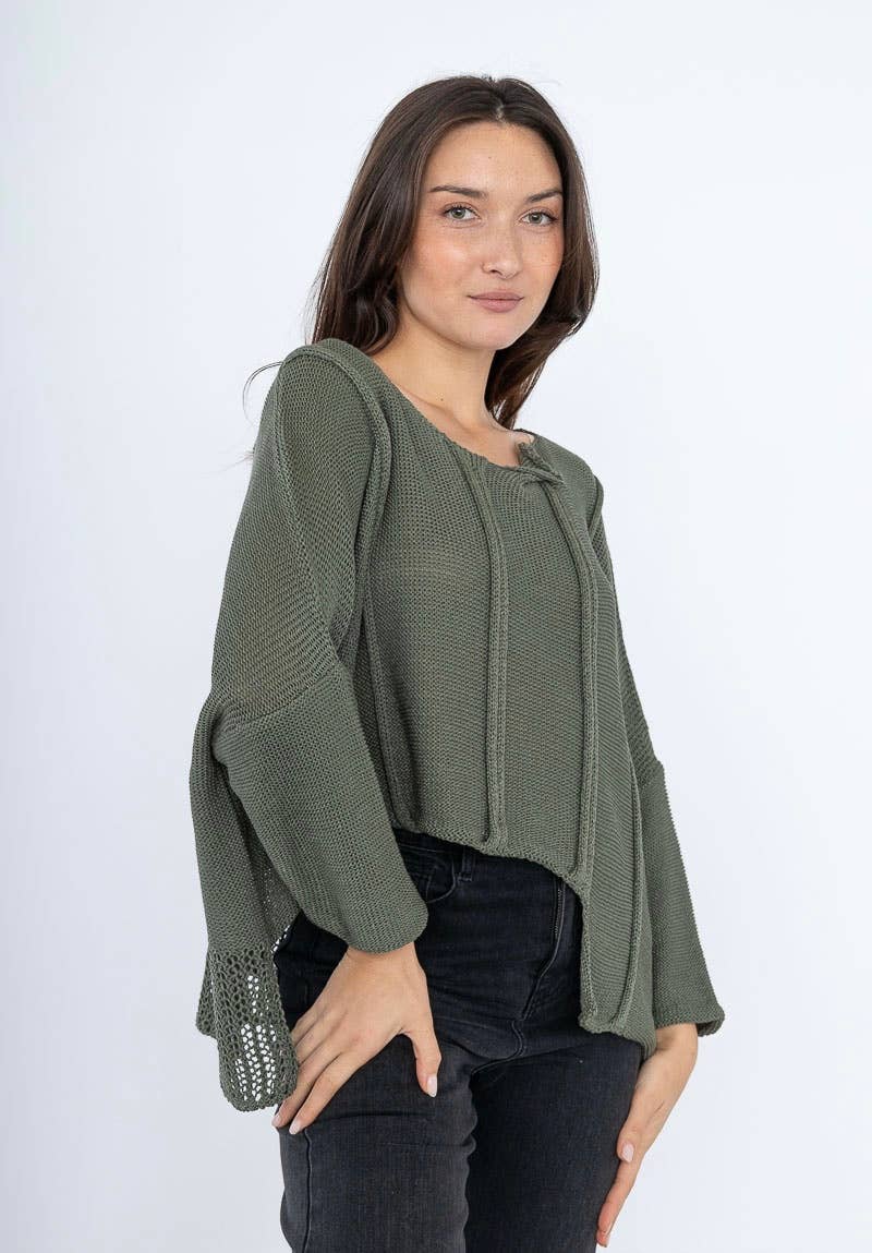 Relaxed Cotton Sweater
