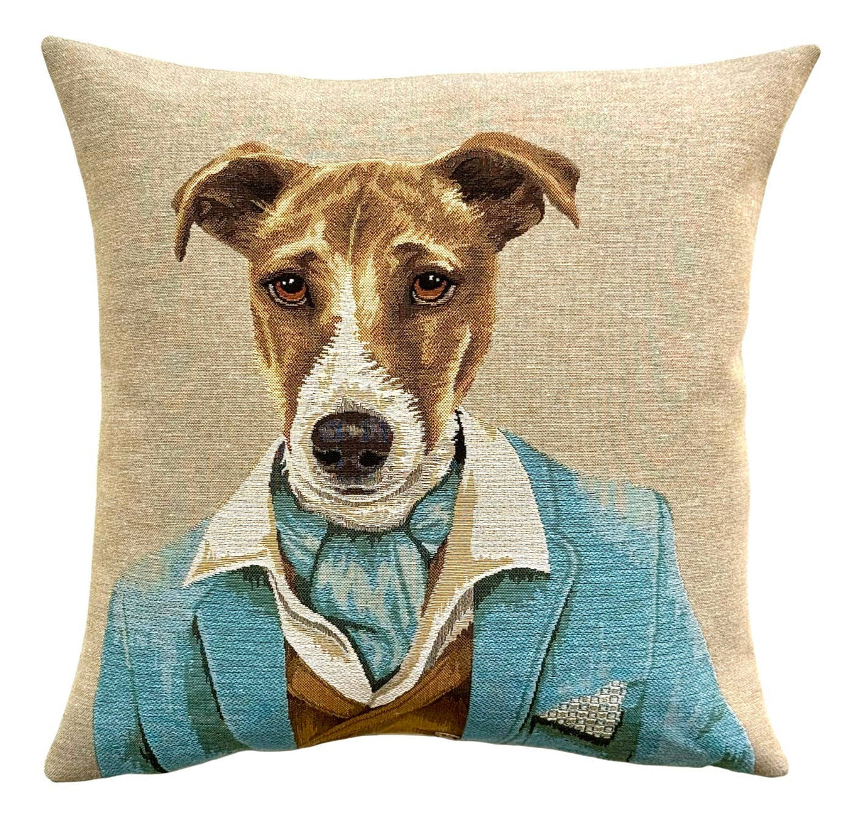 Decorative Pillow Cover Dandy Jack Russell