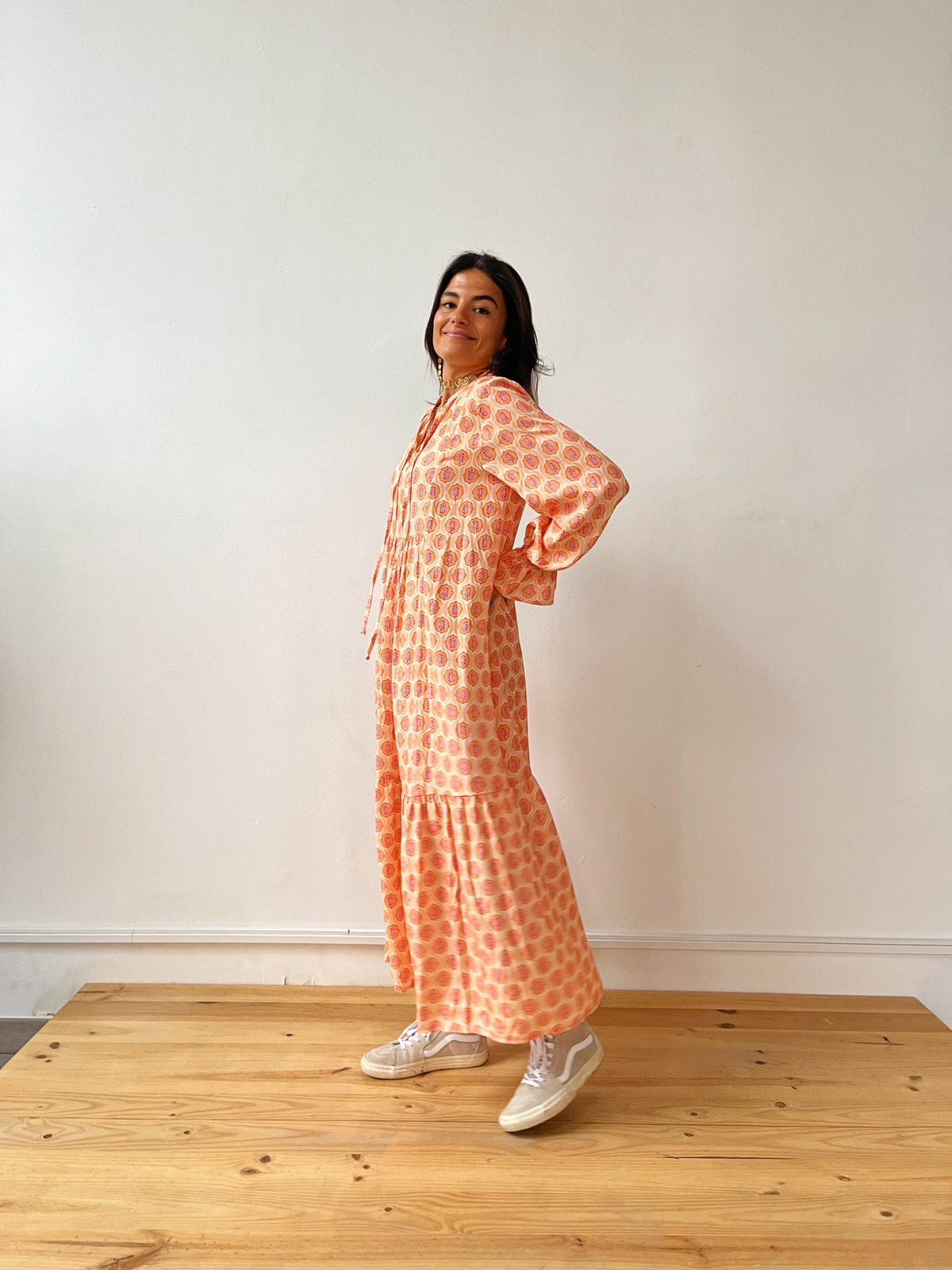 Allegra Orange Dress