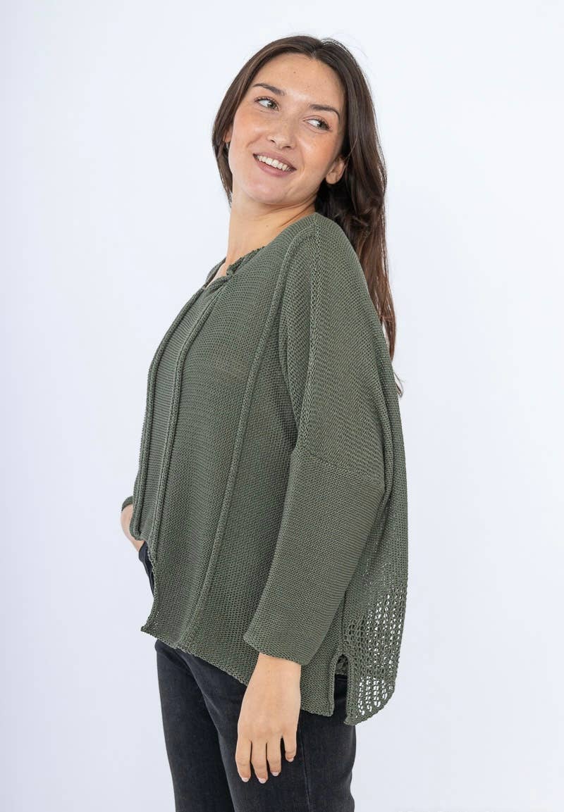 Relaxed Cotton Sweater