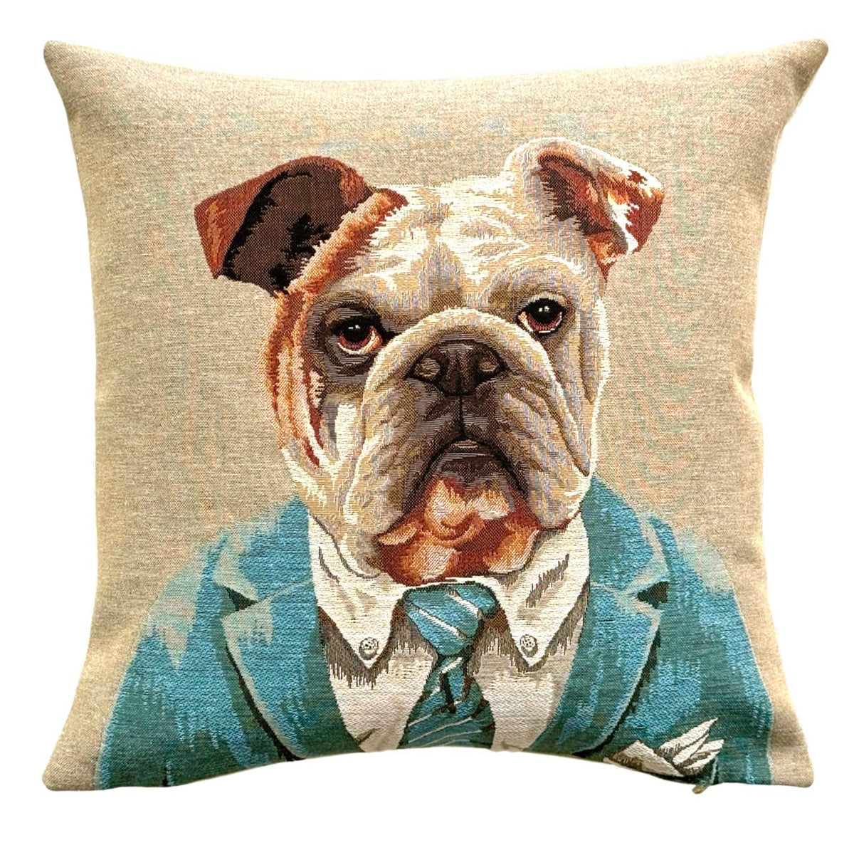 Decorative Pillow Cover Dandy English Bulldog