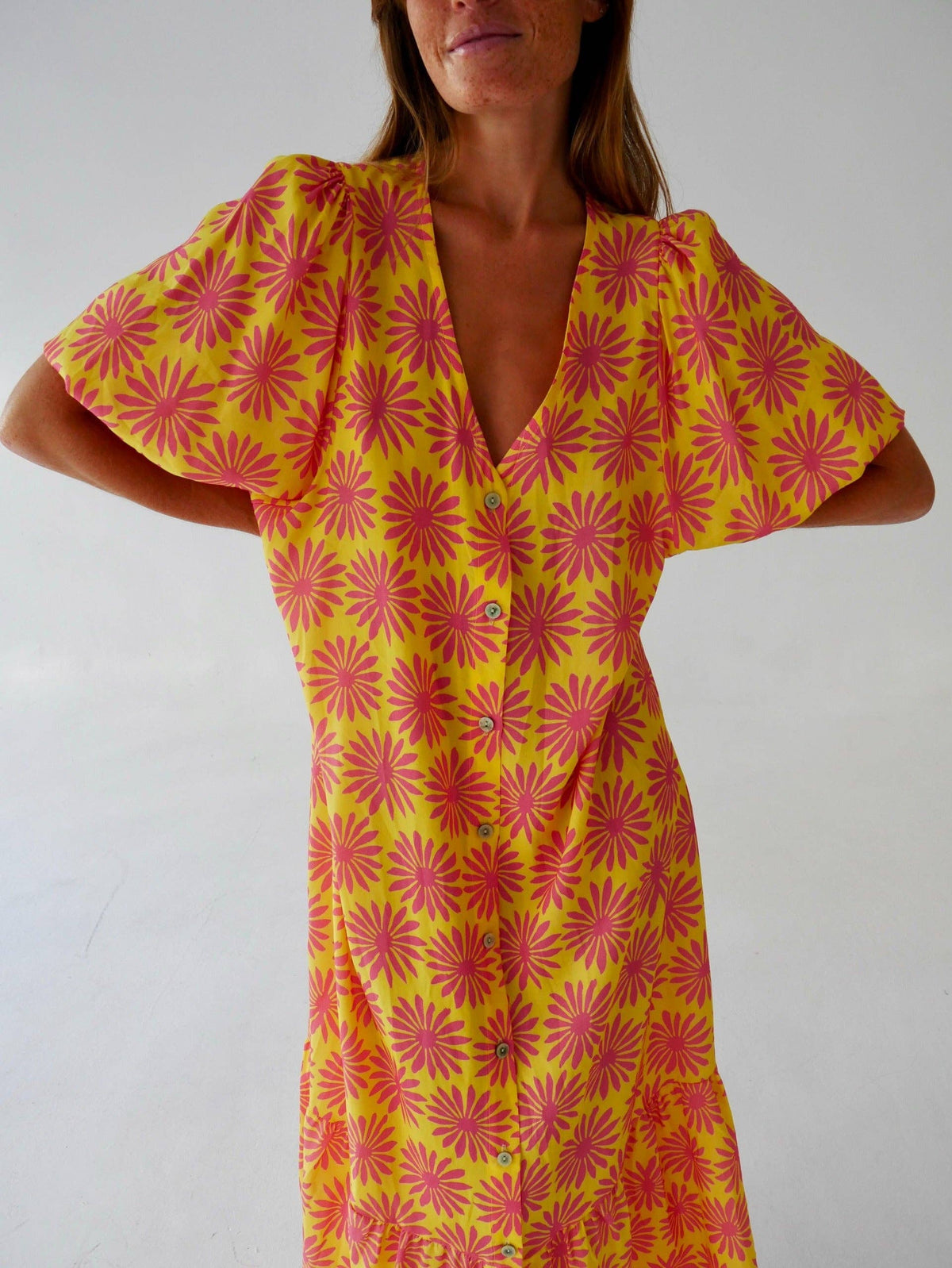 Mica Yellow Dress