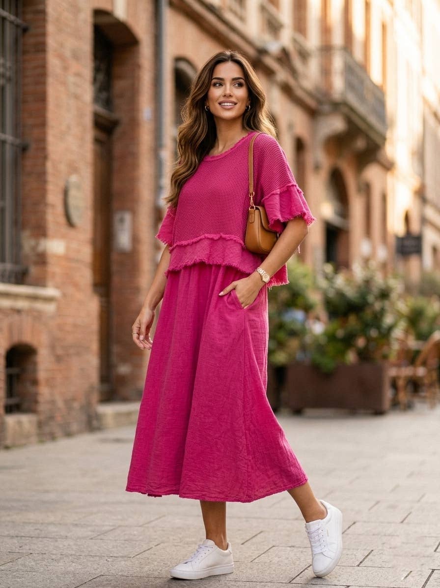 Two Piece Cotton Dress