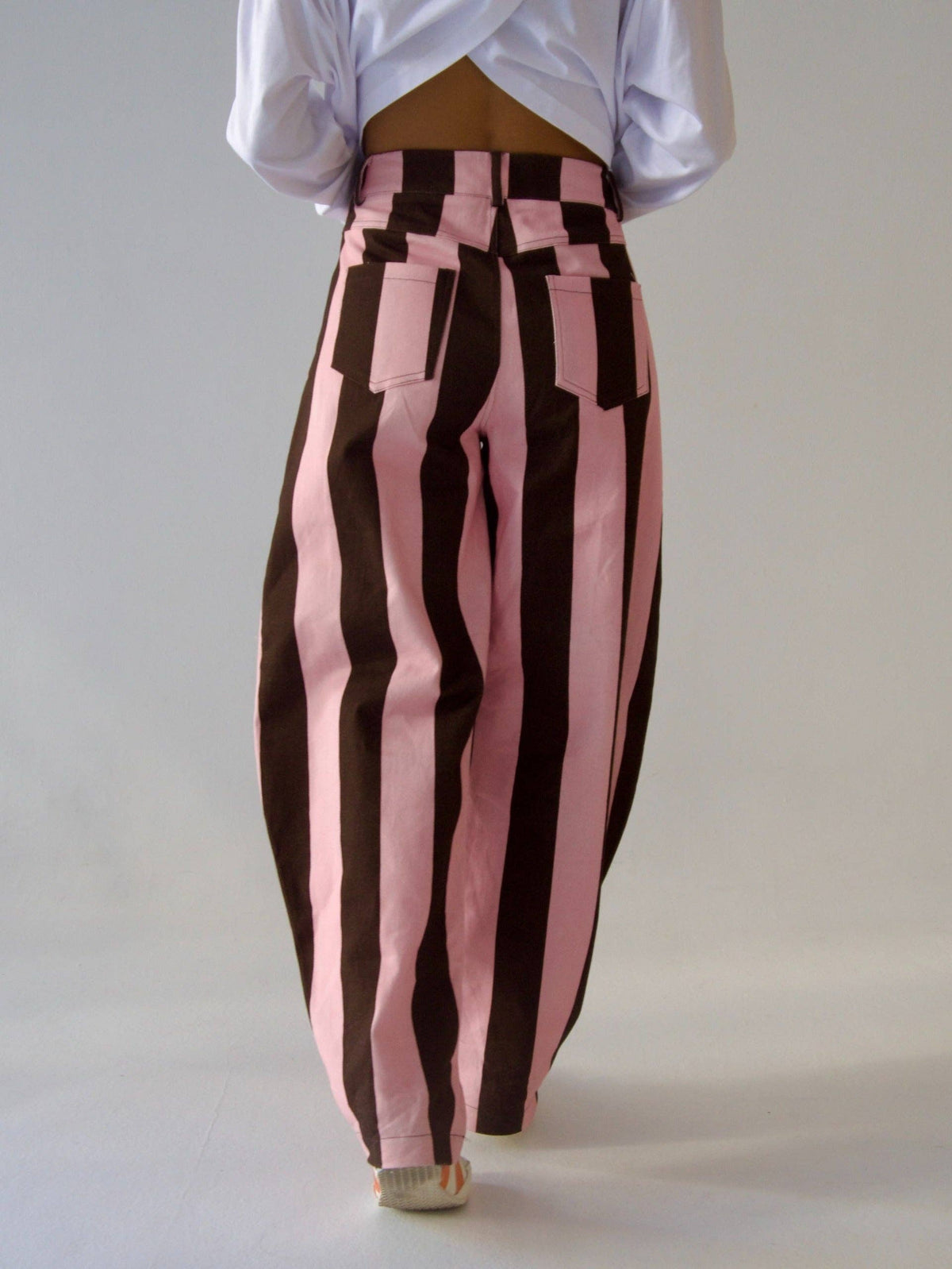 Clarissa Jeans Brown and Pink
