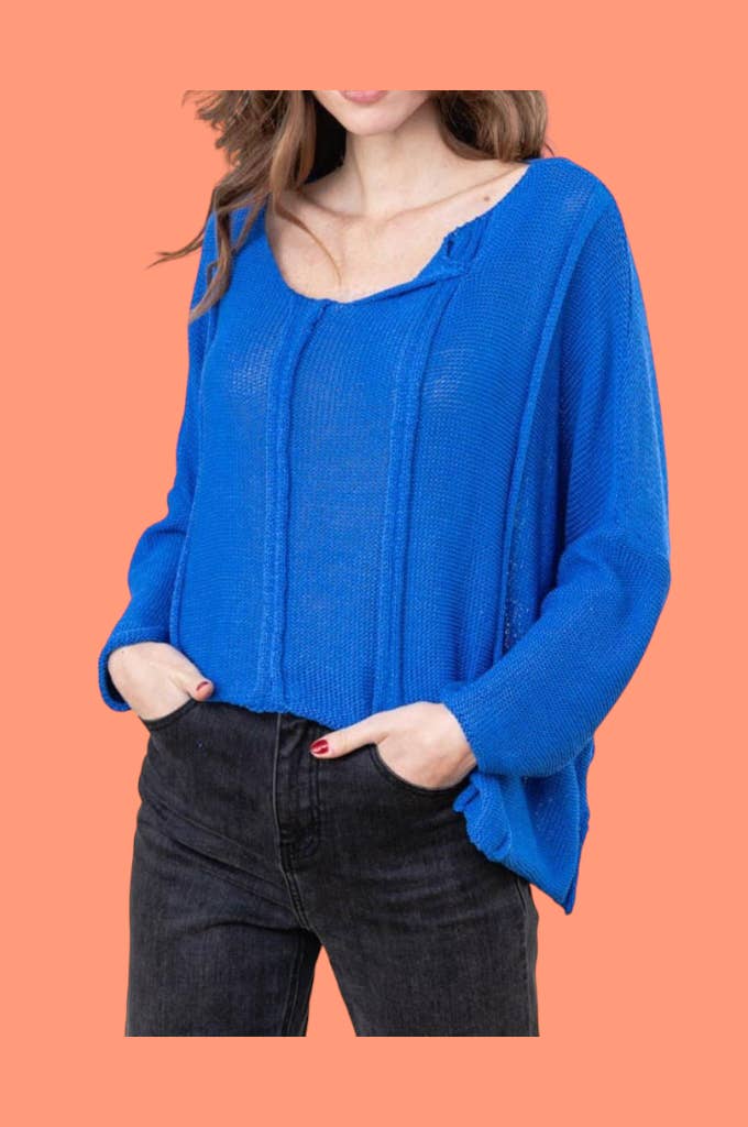 Relaxed Cotton Sweater