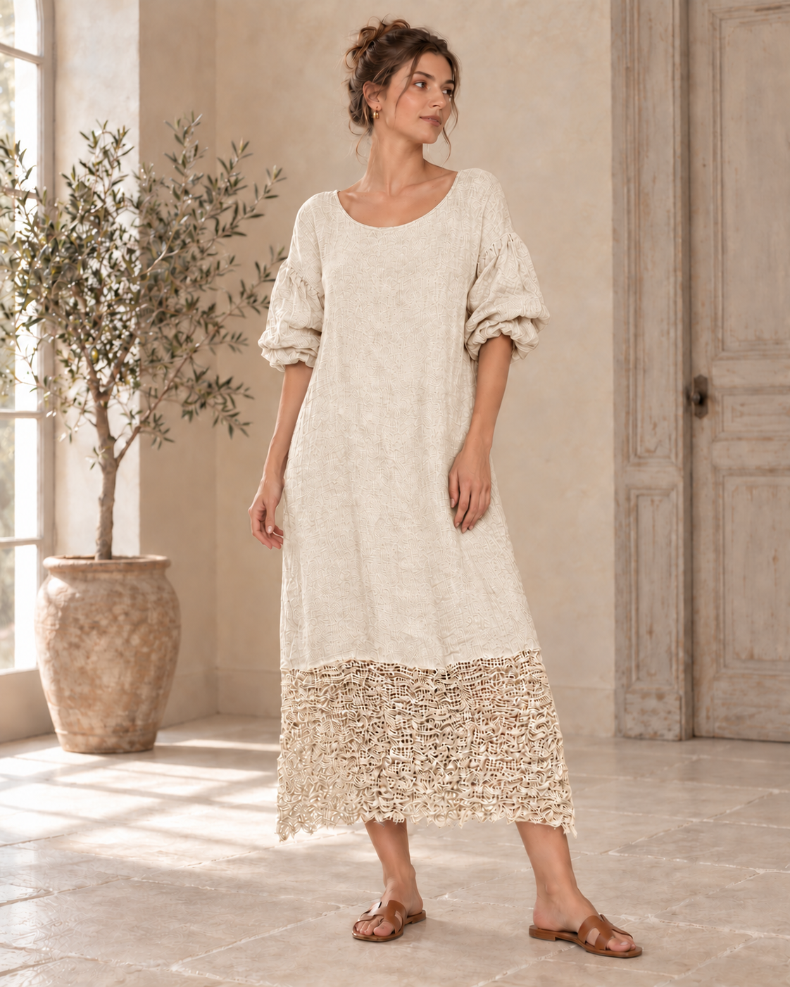Purolinoitaliano Classic Puff Dress