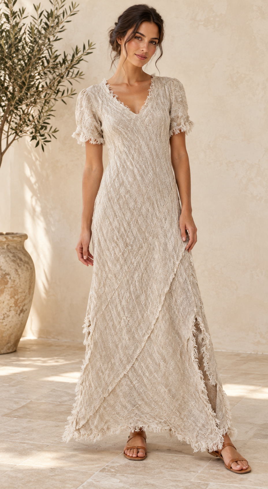 Purolinoitaliano Long Luna Dress