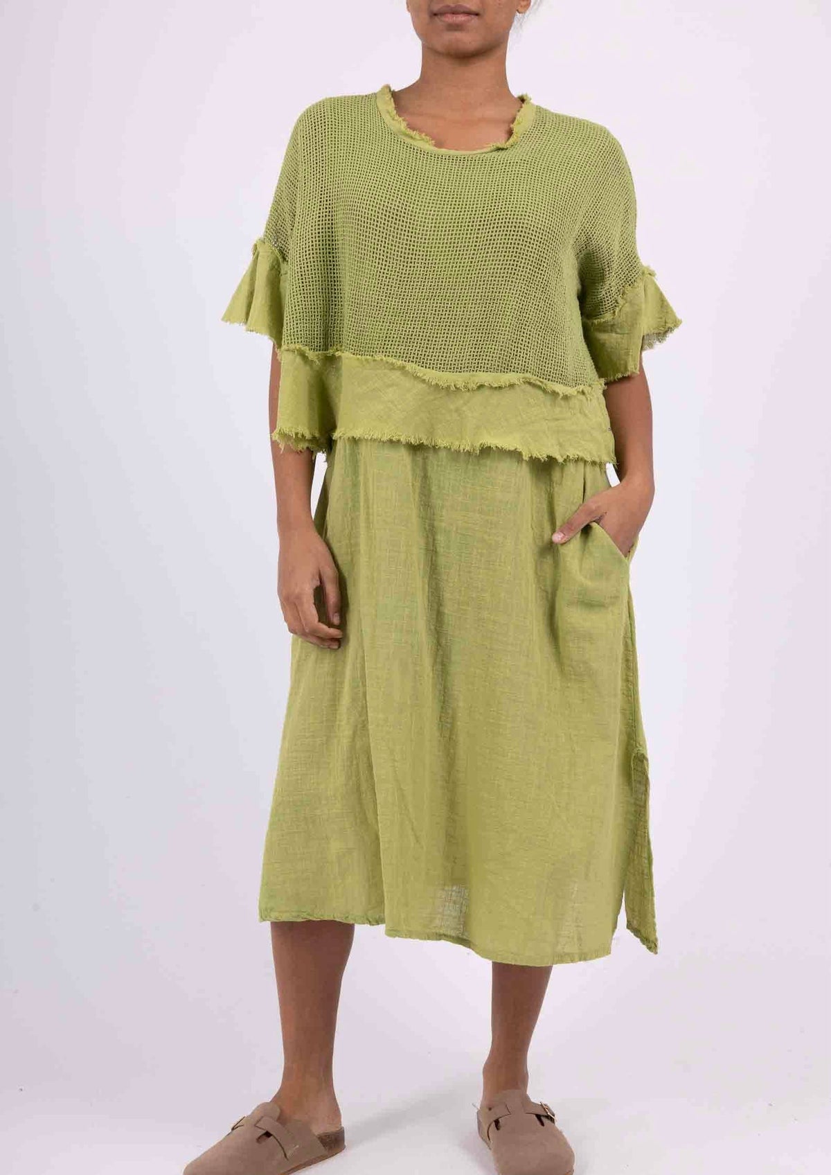 Example: Linen & Cotton House Two-Piece Cotton Dress