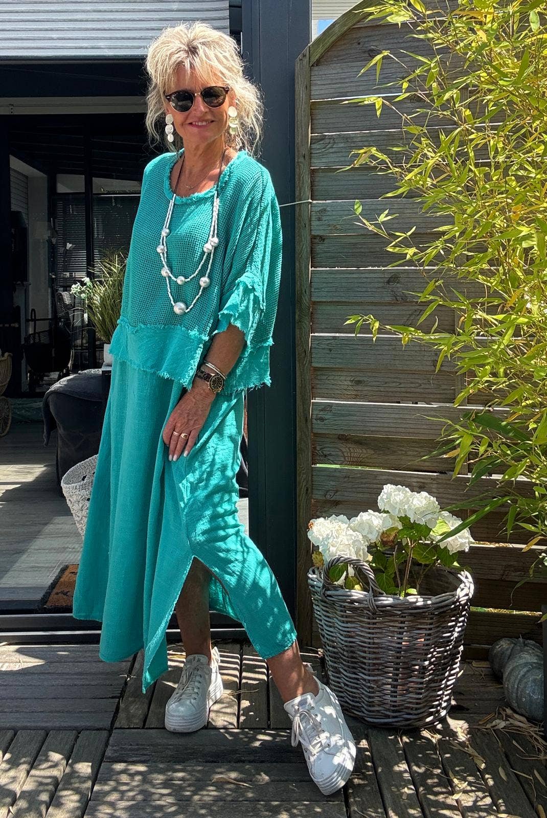 Two Piece Cotton Dress