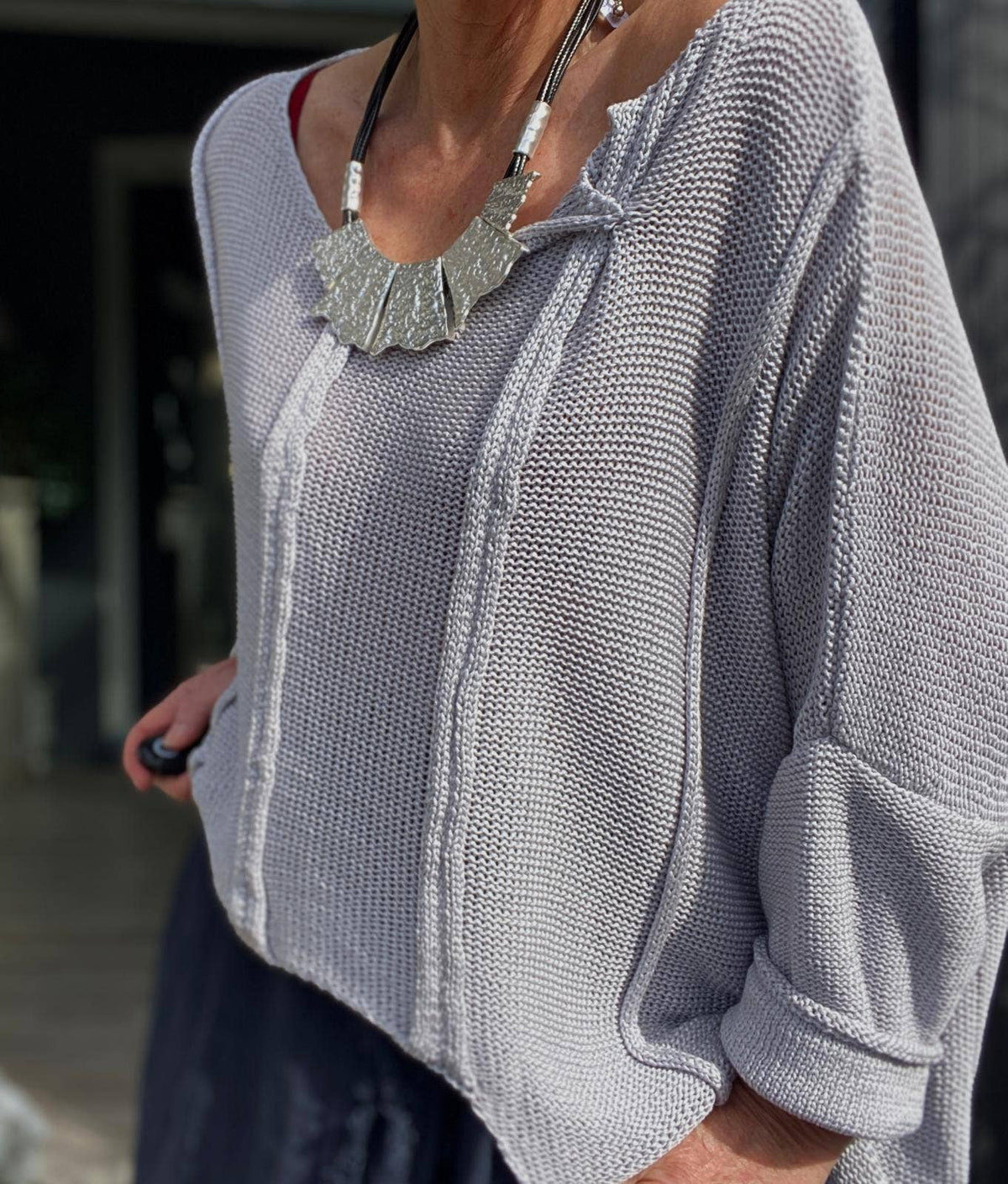 Relaxed Cotton Sweater
