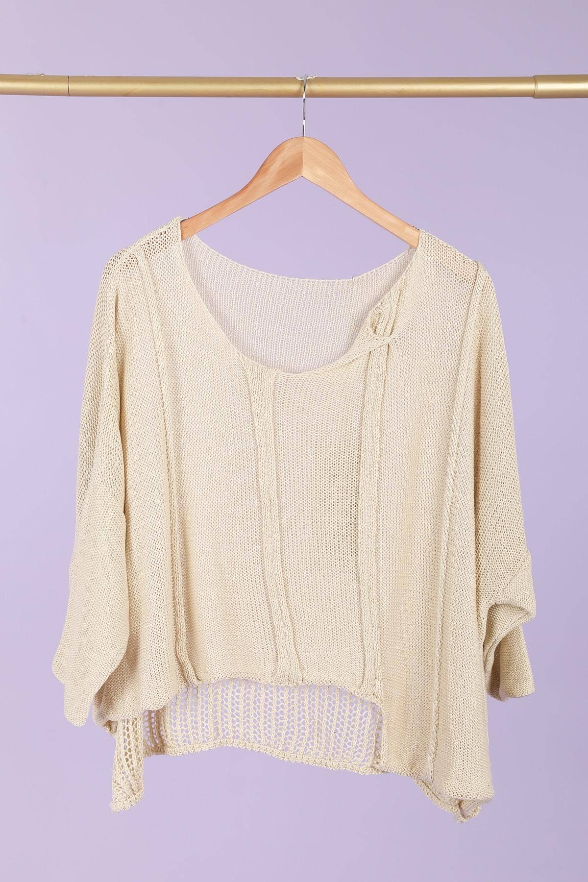 Relaxed Cotton Sweater