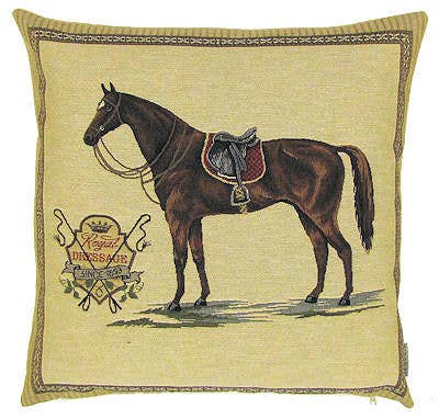 Decorative Pillow Cover Royal Dressage Horse