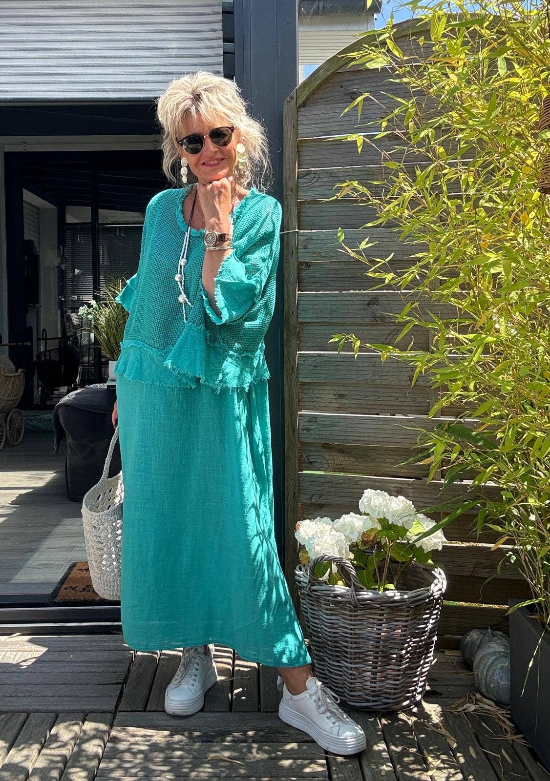 Two Piece Cotton Dress
