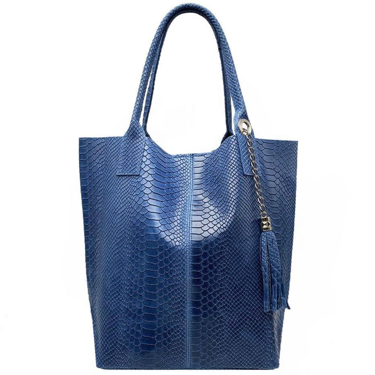 Modarno  Genuine Python Leather Shopper