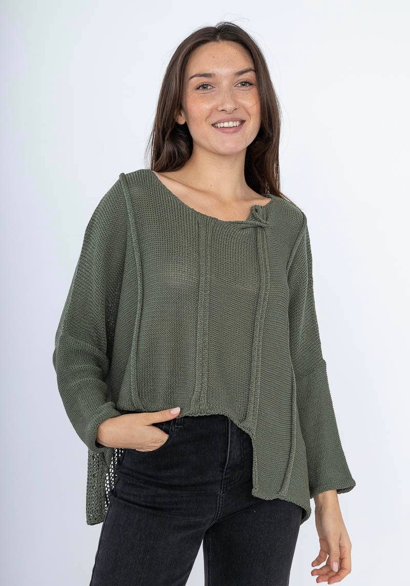 Relaxed Cotton Sweater