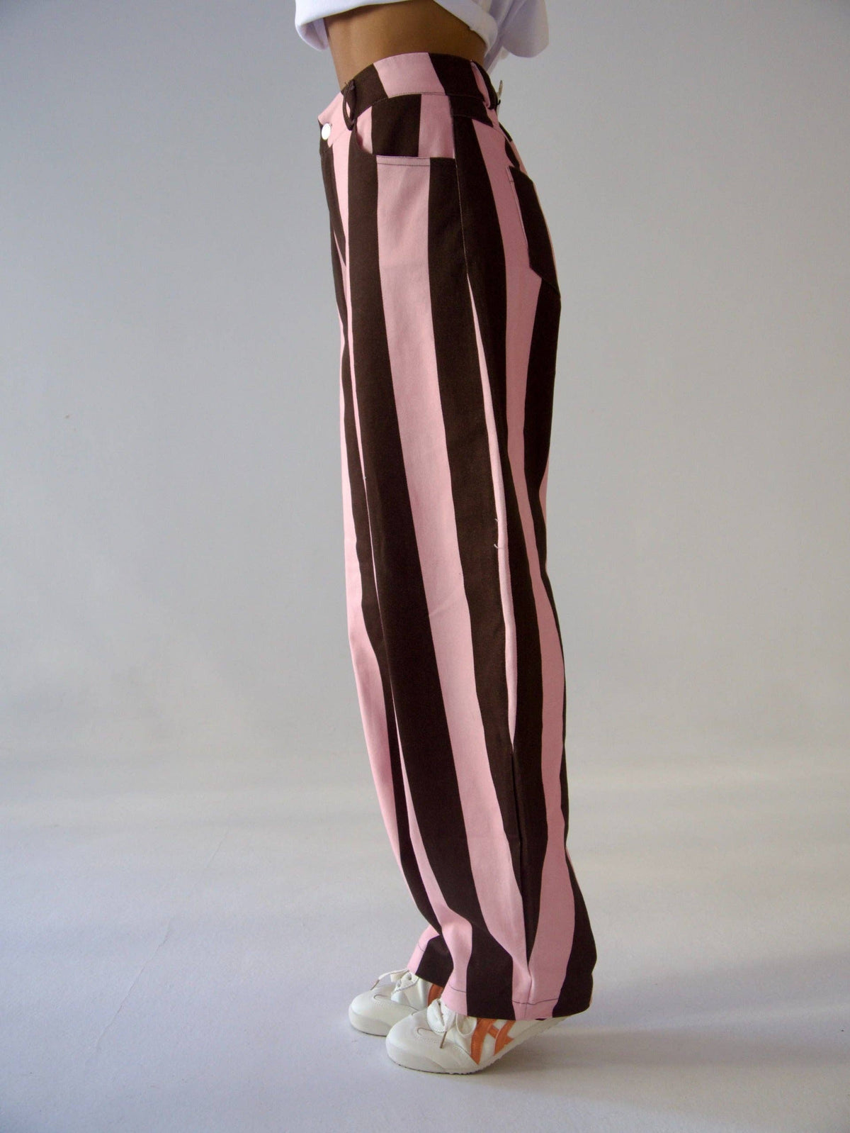 Clarissa Jeans Brown and Pink
