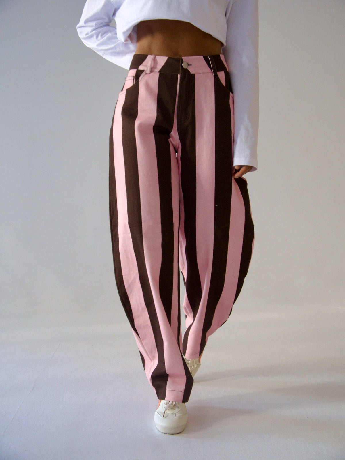 Clarissa Jeans Brown and Pink