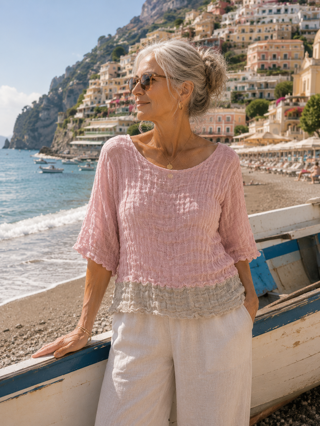 Bruna Round Neck Top