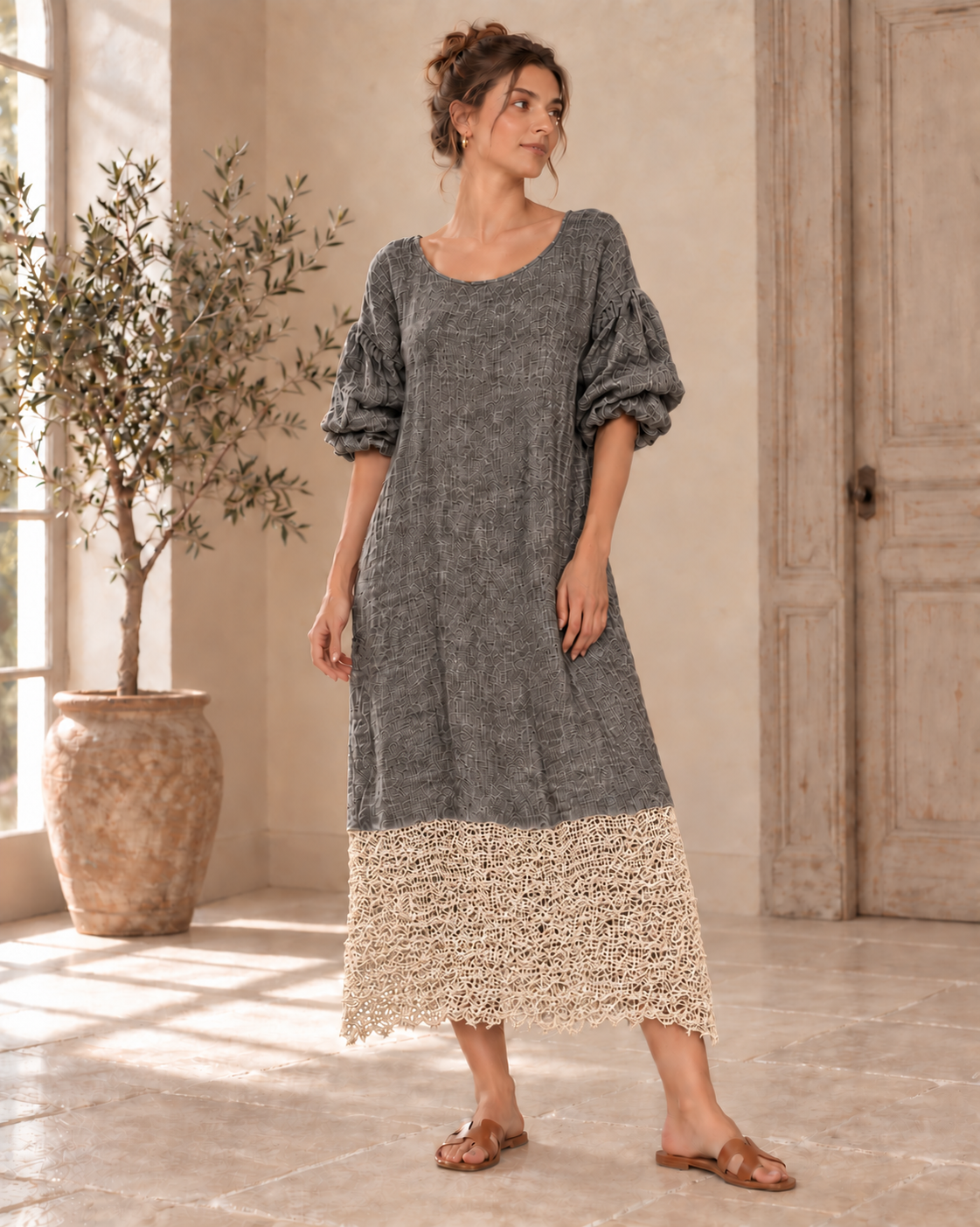 Purolinoitaliano Classic Puff Dress