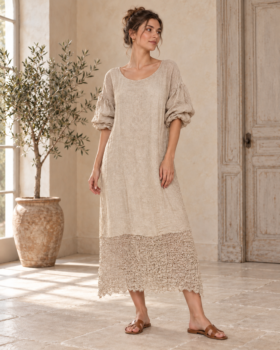 Purolinoitaliano Classic Puff Dress