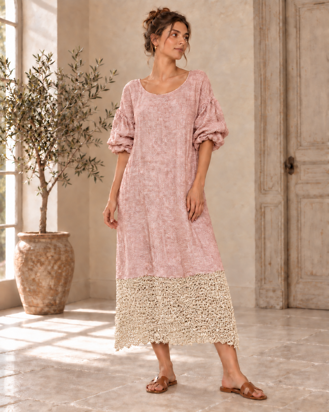Purolinoitaliano Classic Puff Dress