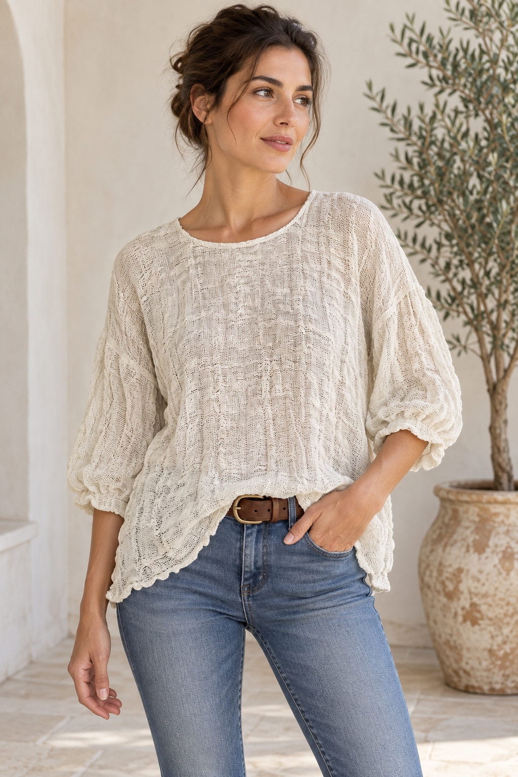 Adina Side Ties Top