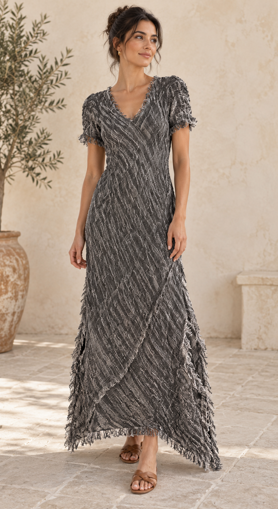 Purolinoitaliano Long Luna Dress
