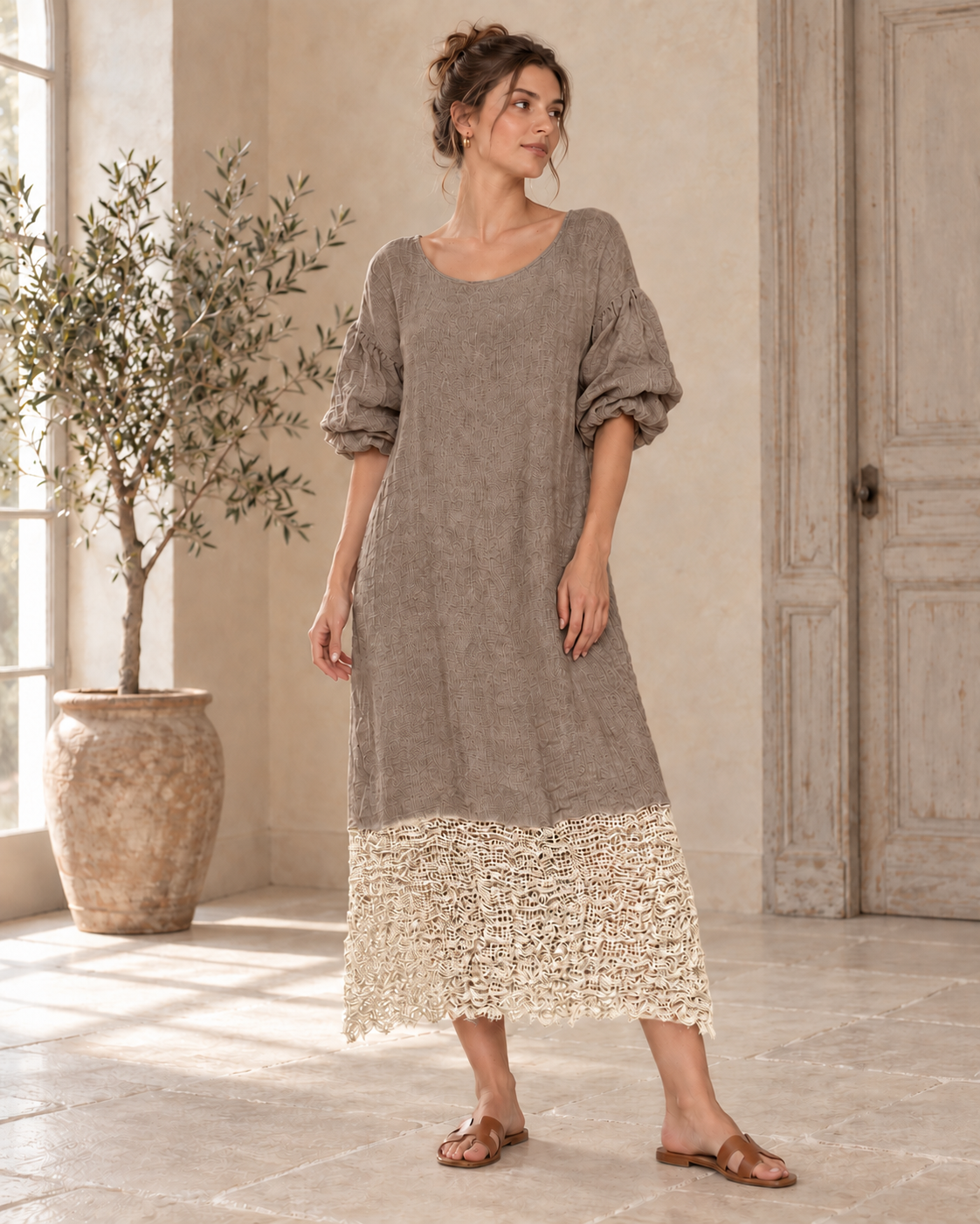 Purolinoitaliano Classic Puff Dress