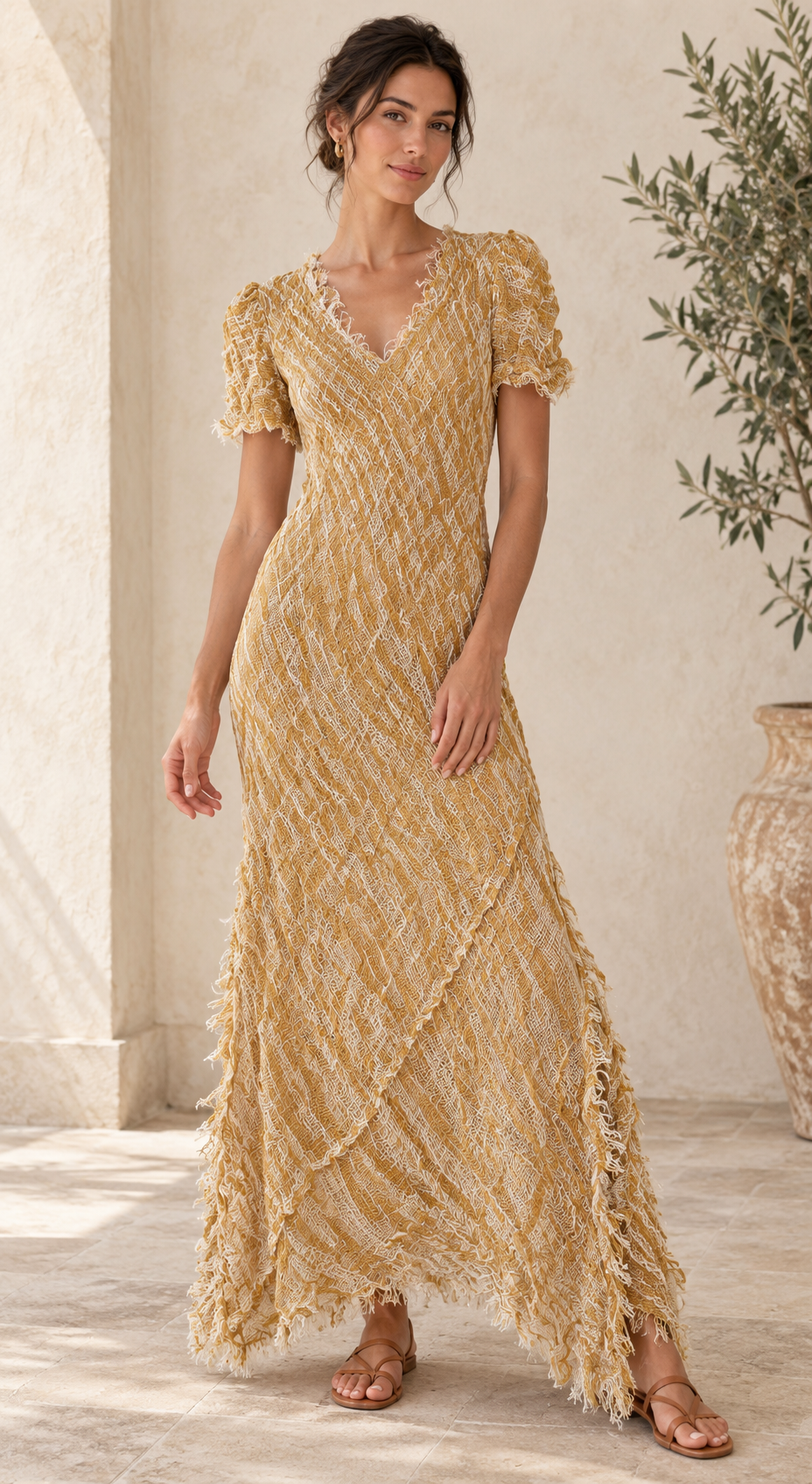 Purolinoitaliano Long Luna Dress