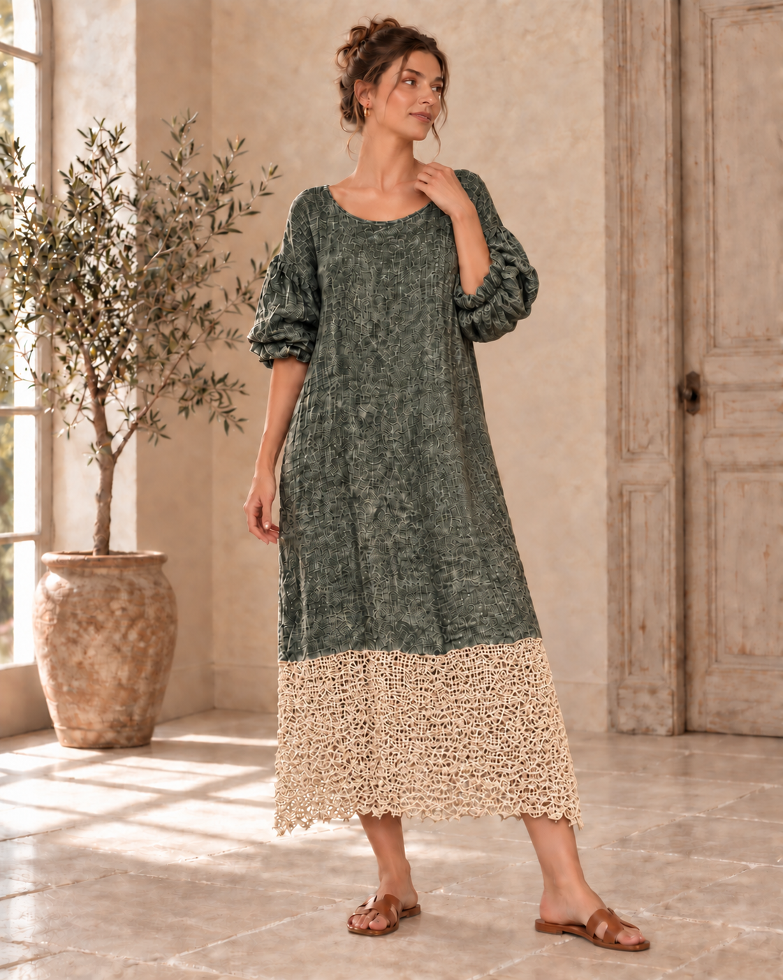 Purolinoitaliano Classic Puff Dress