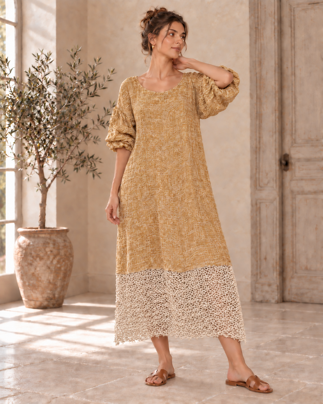 Purolinoitaliano Classic Puff Dress