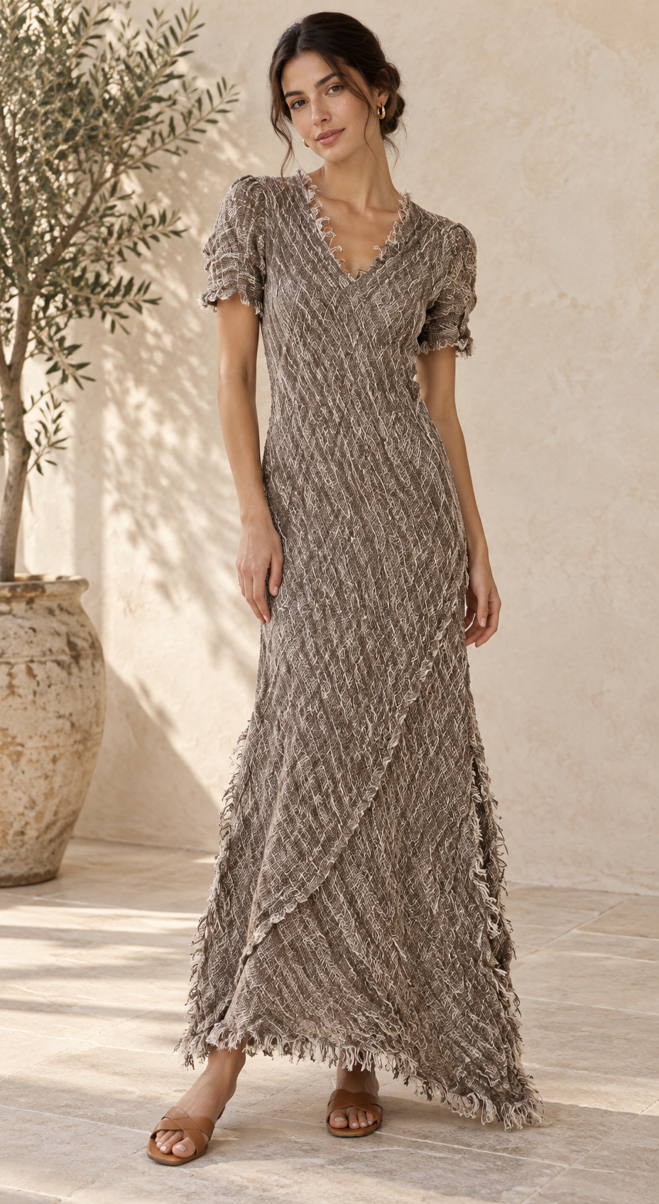 Purolinoitaliano Long Luna Dress