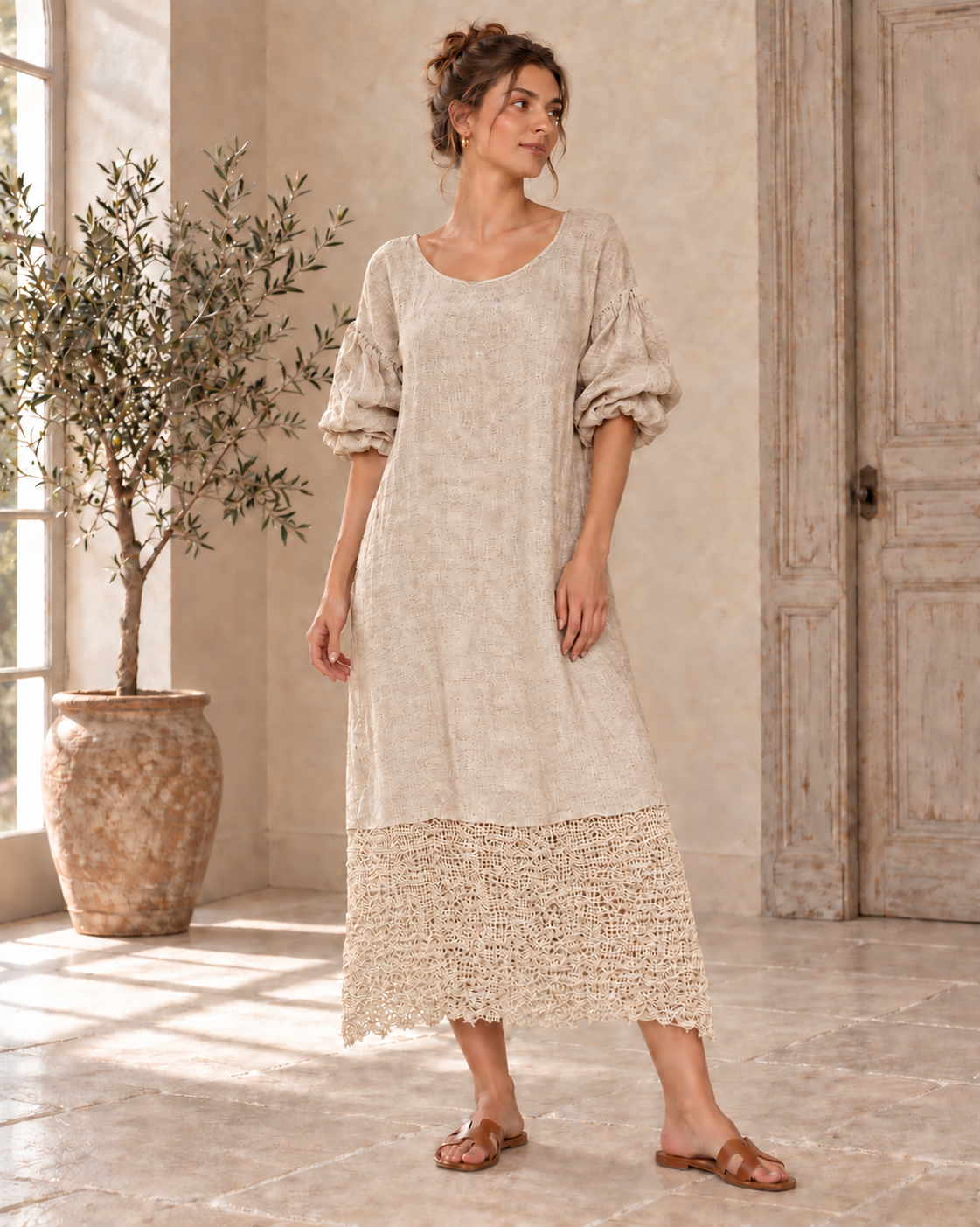 Purolinoitaliano Classic Puff Dress
