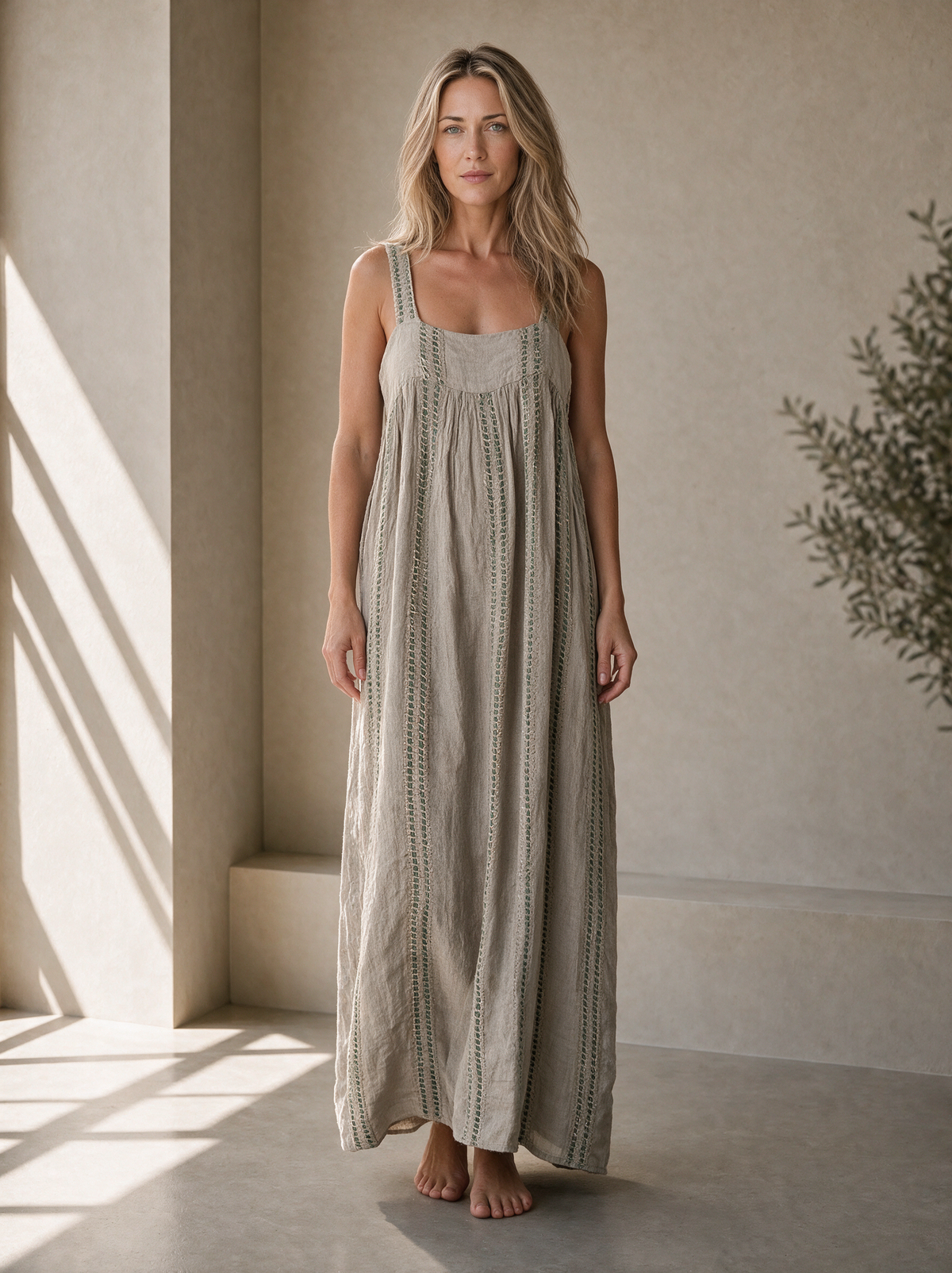 Vestito Shower-Posidonia Green