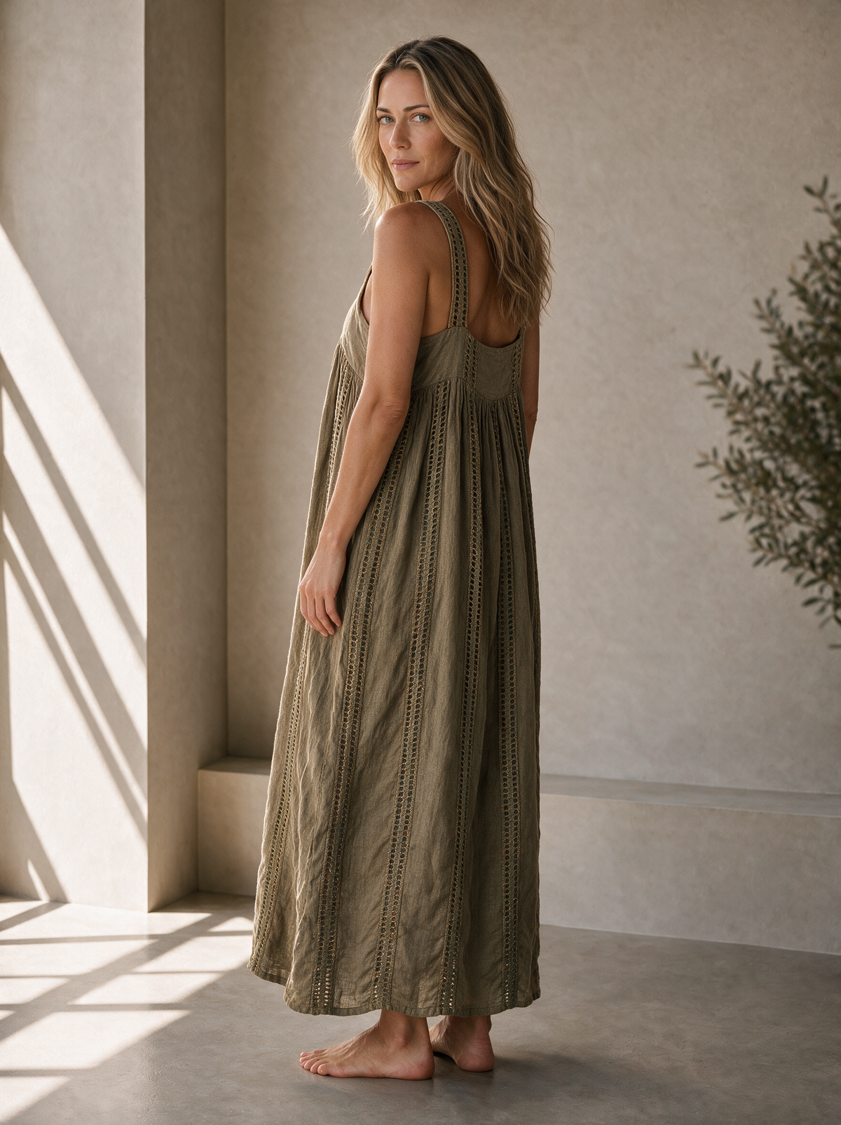 Vestito Shower-Posidonia Green