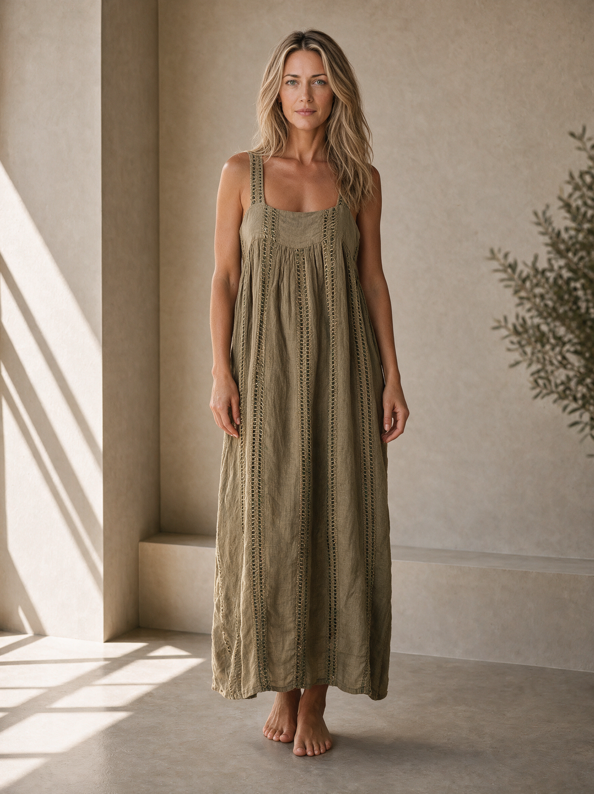 Vestito Shower-Posidonia Green