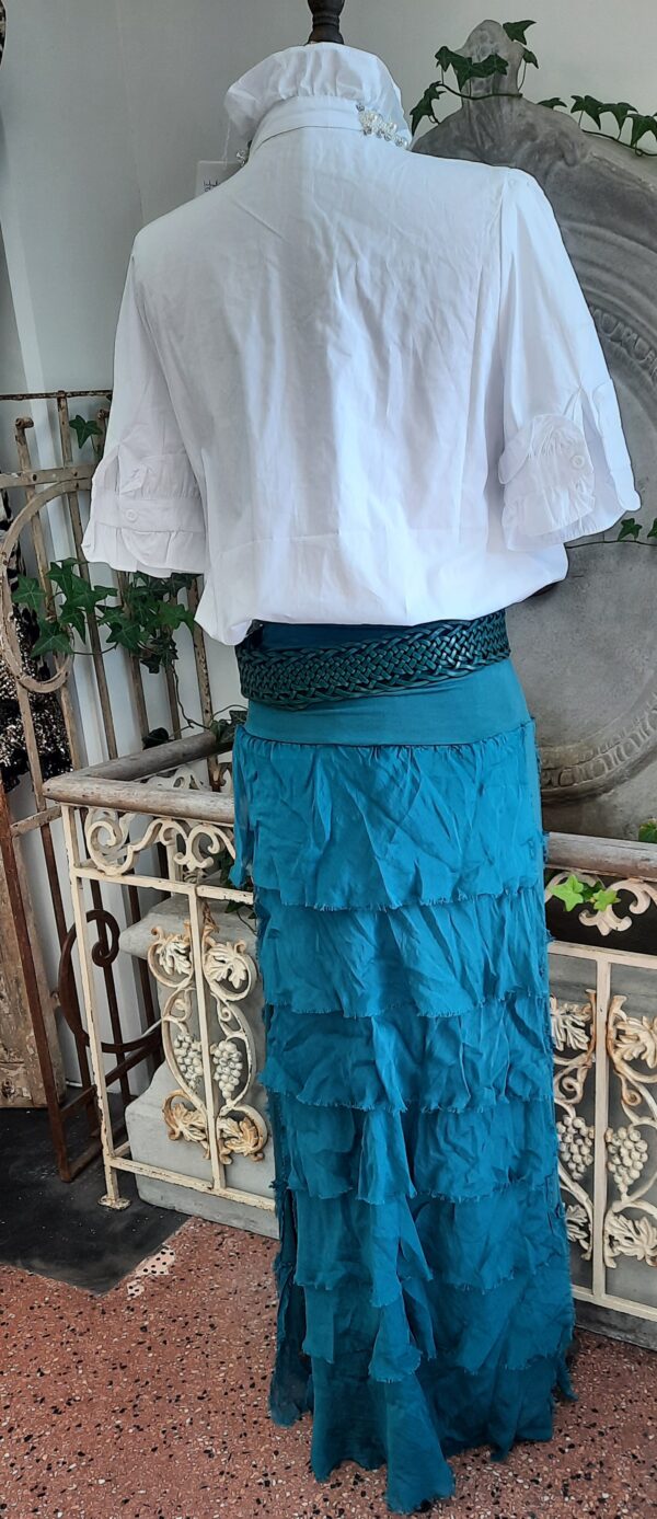 italian silk skirt