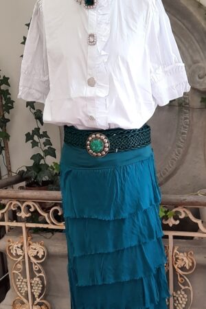 italian silk skirt