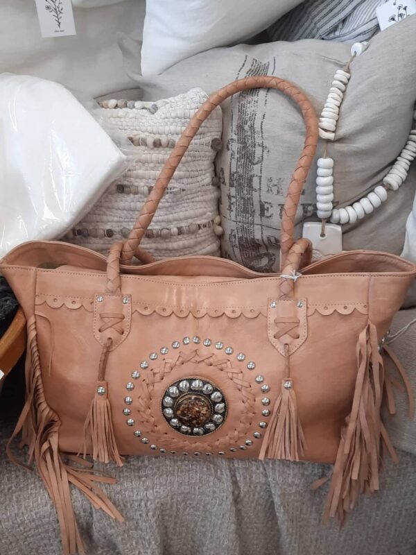 spanish leather handbag