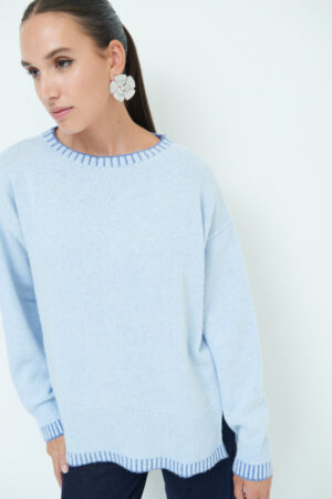 blue stich jumper